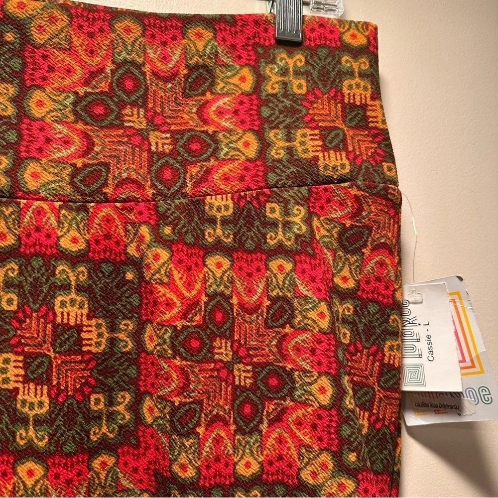 LulaRoe Cassie Pencil Skirt Stretchy High Wide Waist Band Large 14-16